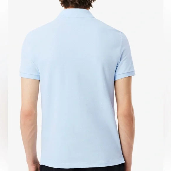 BRAND NEW Lacoste Men's Light Blue Polo Shirt Size Large Slim Fit NWT - Picture 3 of 13